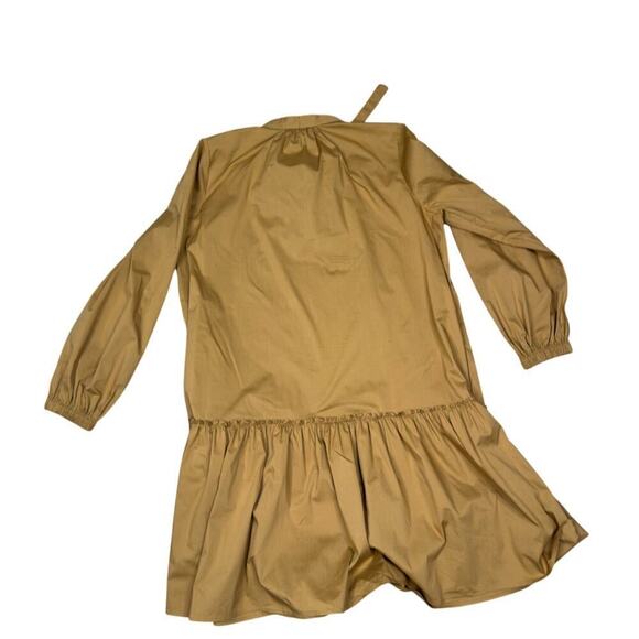 Scotch and Soda Voluminous Long Sleeve Organic Cotton Shift Dress Size Large - Picture 4 of 10